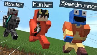 Minecraft Monster vs Hunter vs Speedrunner