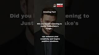 The Psychological Benefits of Justin Timberlake's Music. #justintimberlake #shorts #facts #justin