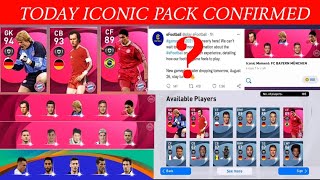 Today Iconic Pack Confirmed & Potw Pack In Pes2021 Ptg