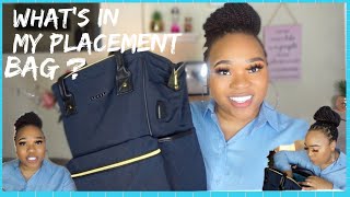 WHATS IN MY PLACEMEMENT BAG | 3RD YEAR NURSING STUDENT (UK)| AMAZON “CHARGEABLE” BAG|NURSE_ BELLINDA