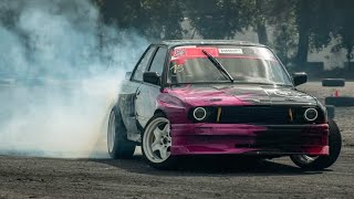 svatba/wedding BURNOUT Bmw e30 V8 drift