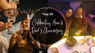 Surprising Mom & Dad on their Anniversary 🎊🎂 | HarshitPuriVlogs