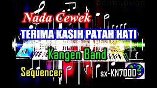 Kangen Band - Terima Kasih Patah Hati | Nada Cewek [Karaoke] | sx-KN7000