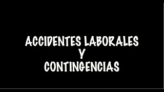 Sabías que... El accidente de trabajo