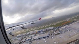 Wizzair A320 takeoff from Athens to Budapest | GoPro footage | Nice view of Athens Airport