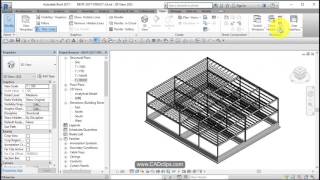 REVIT STRUCTURAL PROJECT 08 ROOF 0PEN WEB STEEL JOIST FRAMING AND MODIFY GRID