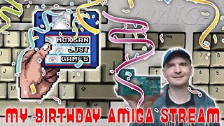 Birthday - Amiga Live Stream - Super Stardust / Shadow Dancer / One Step Beyond / Pang / Assassin