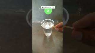 Science Experiments With Water #shorts #viral