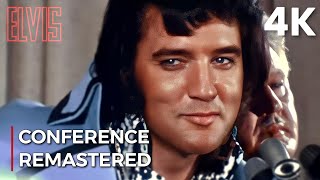 Elvis Presley gives a Press Conference in 4K (Fragment) Remastered | June 9, 1972 | New York Hilton