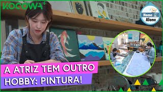 Yoon Ga Yi herdou o lado artístico de sua mãe! | Home Alone Ep 566 | KOCOWA+ [PT-BR]