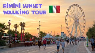 Rimini Walking Tour | Summer Sunset walk in this Classic Italian Seaside Resort