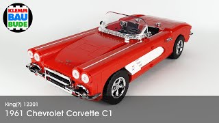 King(?) 12301 – 1961 Chevrolet Corvette C1 – modifiziert, Prints & Chrome / LEGO® 10321