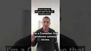 Comedian Fasil Malik’s video for Sat 09/11/21 Spill The Beans Comedy show!