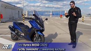 Kymco AK550 (2024) - rýchly maxiskúter z taiwanskej kuchyne - motoride.sk