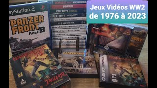 liste des Jeux Vidéos sur la seconde guerre mondiale 1976 à 2023 (47 ans) ww2 games collection