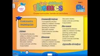 Early Childhood Themes eBook demo video