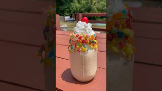 Fruity pebbles milkshake.#milkshake #fruitypebbles