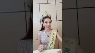 First live with Miss Grand International 2021 after being crowned.