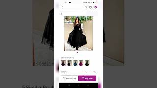 Meesho Georgette Gown Shopping Haul #shorts #meeshoshopping #shortvideo #georgettegown #meeshohaul