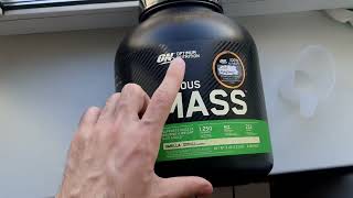 Обзор на Гейнер Optimum Nutrition Serious Mass и отзыв на это спортивное питание