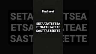 find seat