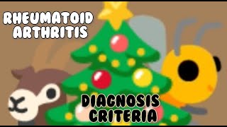 Rheumatoid Arthritis(Diagnostic Criteria)