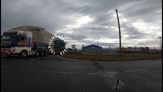 Collett Heavy departing PD Port Hartlepool with Engines.