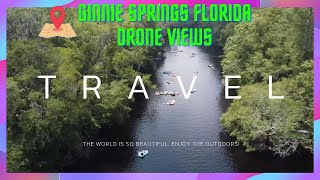 GINNIE SPRINGS | DRONE VIEWS 😍 #ginniesprings #naturalspring #natureslovers  #enjoytheoutdoors