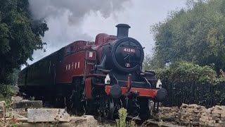 KWVR Ivatt 2mt 41241 at Didcot railway centre.