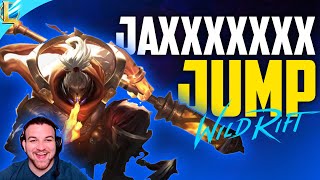 JAXXXXX JUMP IS CRAZY in Wild Rift!!