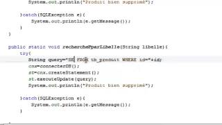 Ajouter, Supprimer, Rechercher et Modifier les données d'une BDD MySql en JAVA   YouTube