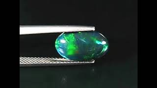 2 37Ct VOLCANIC GLOW ! TERRIFIC COLORS 3D CHAFF PATTERN WELO BLACK OPAL