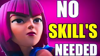 NEW NO SKILL'S SPAM DECK DOMINATE's EVERY DEFENSE in CLASH ROYALE🔥🏆