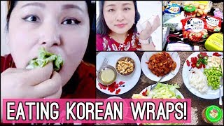 Eating KOREAN Pork Wraps | What I Got From the Market? + Snow Everywhere - VLOG #52