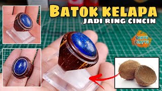 Ada yang tau nama batu akik ini ?? Pak RT ingin dibuatkan ringnya dari Batok Kelapa