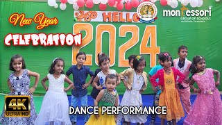 "Hello 2024" | New year celebration | Danc Performance -3 |Montessori High School | Valigonda| TS