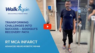 Walk Again | Siddiqui’s Empowering Recovery | RT MCA Infarct Treatment