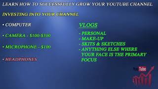 008 Investing Into Your Channel