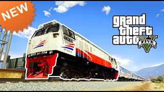 ►F!RST◄ BARU! GTA 5 Mod Realistis CC 206 03 Ft. Argo Trainset 2020 PT. Kereta Api Indonesia - PART 1