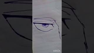 Quick sketch of sukuna eyes #like and #subscribe #jujutsukaisen