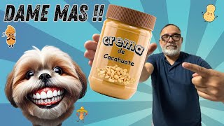 CREMA de CACAHUATE el MEJOR PREMIO para tu Perro by Alex Santillana