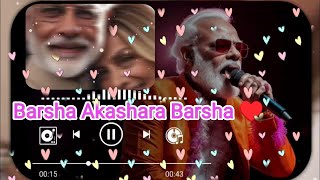 odia New song From Narendra Modi ji 🎤// Barsha Akashara Barsha//#odia