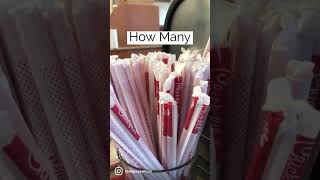 How Many Straws Per Day?