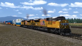 Train Simulator 2021: Union Pacific SD70ACe Intermodal Railfanning on the Hi-Line