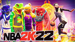 I HIT LEGEND WITH THE BEST BUILD in NBA 2K22! UNLOCKING ALL MASCOTS (LEVEL 40)