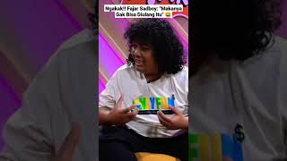 Ngakak!! Fajar Sadboy: "Makanya Gak Bisa Diulang Itu" 😆 | Viral