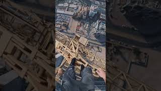 CRAZY Skyscraper to Crane Jump 😱