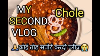 My Second Vlog|Cook Channa|Kwatra Mr&Mrs Vlogs