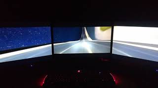 Trackmania United Forever Red Island D5 gold (triple screen})