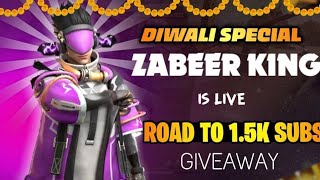 free fire diamond's giveaway 🎁✨💎road to 1.5k/FF live